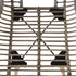 Swen Studio -  Dining Chairs 6 pcs Brown Natural Rattan